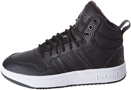 adidas NEO Mens HOOPS 3.0 MID WTR black/black/white 8
