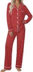 Ekouaer Pajamas Womens Long Sleeve 
