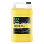 3D Yellow Degreaser Wheel & Tire Cleaner - 1 Gallon | Highly Concentrated Degreaser & Cleaner | Safe for All Tires | Removes Grease & Brake Dust | Made in USA | All Natural | No Harmful Chemicals