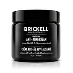 Brickell Men's Revitalizing Anti-Aging Cream For Men, Natural and Organic Anti Wrinkle Night Face Cream To Minimize Fine Lines and Wrinkles, 59 ml, Unscented