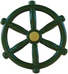 Gorilla Playsets 07-0006 Pirate's Wheel Swing Set Accessory with 12 Inch Diameter, Green