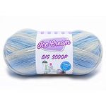 Lion Brand Yarn 922-203 Ice Cream Big Scoop Yarn, Blueberry, Acrylic, 27.94 x 12.7 x 12.7 cm
