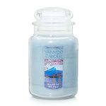 Yankee Candle Majestic Mt. Fuji Large Jar Candle,Light Blue, Coconut Scent