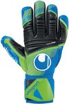 uhlsport Aquasoft HN Football Goalkeeper Gloves for Children and Adults - Optimal Grip in Wet Weather