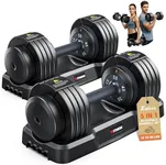 XDDIAS Adjustable Dumbbells set, 15