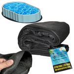 U.S. Pool Supply Armour Shield 16-Foot x 32-Foot Oval Heavy Duty Pool Liner Pad for Above Ground Swimming Pools - Protects Pool Liner, Prevents Punctures, Weed Barrier, Eco-Friendly Extends Liner Life