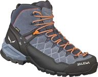 SALEWA Ms Alp Trainer Mid Gtx, Ombre Blue/Fluo Orange, 9, MALE