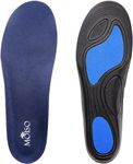 MOISO Comfortable Orthotic Insoles with Arch Support for Men Women Shock Absorbing Insoles for Flat Feet Plantar Fasciitis Size 9.5-11 UK