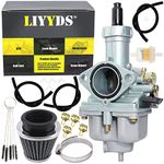 LIYYDS PZ27 Carburetor Hand Choke 27mm for 4-stroke CG 150cc 200cc 250cc 300cc ATV Go Kart Dirt Bike TaoTao Buyang Coolsport Lifan Kazuma Sunl Zongshen