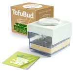 TofuBud Tofu Press - Tofu Presser for Firm or Extra Firm Tofu - Tofu Maker with Water Drainer Made from Sturdy Sustainable Materials - Tofu Recipe Book Included