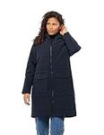 Jack Wolfskin Women's White Frost Parka W, Night Blue, S