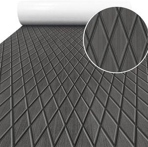 Hzkaicun Boat Flooring EVA Foam Boat Decking Sea Deck Boat Flooring Self-Adhesive Faux Teak Marine Boat Decking Non-Slip Mat for Boat Deck Yacht Motorboat Fishing Boat Surfboard Kayak 94x44/28/16
