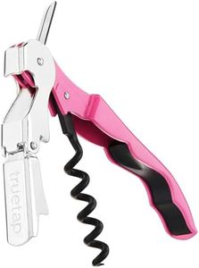 Truetap Pink Double Hinged Waiter's Corkscrew by True