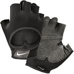 NIKE NWUFGM Black carta Football Womens Ultimate HEAVYWEIGH Fitness Gloves SZ MED, M