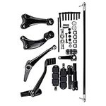 Astra Depot Black Forward Controls Foot Pegs Compatible For Harley Davidson Sportster 883 1200 XL Forty Eight 2004-2013