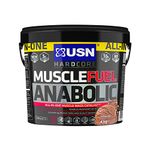 USN Muscle Fuel Anabolic Chocolate All-in-one Protein Powder Shake (4kg): Workout-Boosting, Anabolic Protein Powder for Muscle Gain