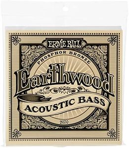 Ernie Ball Earthwood Slinky Phosphor Bronze Acoustic Bass Guitar Strings, 45-95 Gauge (P02070)