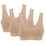 Genie Bra Womens 3 Pack - Wireless 