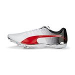 PUMA Men's Evospeed Electric 13 Sneaker, Puma White-puma Black-puma Red, 12