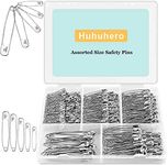 Safety Pins Assorted, 340 PCS Nicke