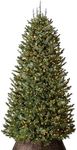 Balsam Hill BH Fraser Fir Narrow - Realistic Slim Christmas Tree with True Needle Foliage, Easy Plug Technology & Space-Saving Design, LED Clear, 12ft