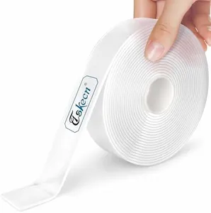 TSKECN Double Sided Tape Heavy Duty ， Premium Removable Mounting Adhesive Grip Tape, 16.5FT Strong Mounting Tape Adhesive Tape, for Carpet Mats/Craft Wall Mounting