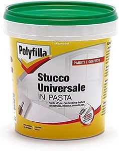 POLYFILLA STUCCO UNIVERSALE per muro Interno ed Esterno, Pronto Uso, per riempire calcestruzzo intonaco cemento, in PASTA, BIANCO 1KG