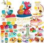 Kaelinda 77 Pcs 4 in 1 Playdough Se