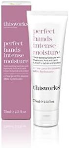 This Works Perfect Hands Intense Moisture, 75 ml - Hydrating Hand Cream Enriched with Larch Extract, Coconut and Fragranced Botanicals - Youth-Boosting Hand Moisturiser for Dry Skin