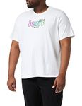 Levi's Men's Ss Relaxed Fit Tee T-Shirt, Poster Logo Decay White, XS