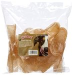 HOWLERS 12.5cm Pack of 20 Natural Rawhide Dog Chew Shoes | Rawhide Shoes For Dogs Made From 100% Natura Hide | Dog Chews Long Lasting Natural Ingredients