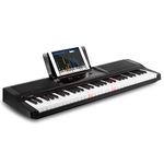 The ONE Light Keyboard 61-Key Portable Keyboard Digital Piano Electronic MIDI Keyboard - Onyx Black (TOK1B)