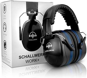 Schallwerk ® Work+ protection auditive de travail – taille des casque anti bruit ajustables – atténue le bruit et protège l'audition – idéal pour le travail et la vie quotidienne
