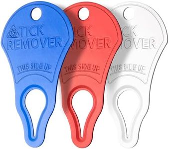 Dimsem 3 Pack Portable Tick Removal Tools, Tick Remover Tools for Dogs, Pets and Humans, Efficient, Safe and Reliable, Tick Key Essentials for Outdoor Activities