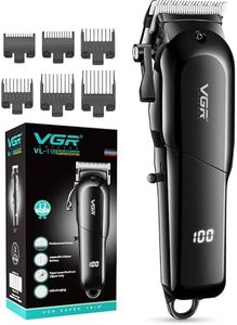 VGR VL-118 Limited Edition Professional Corded & Cordless Hair Clipper, LED Display | 6 Length Settings | 200 min Runtime | Ultra-Sharp Blades | 2000mAh Battery | Salon-Grade Grooming, 2-Year Warranty