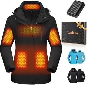 Women Heated Jacket Battery Pack Included Waterproof Ski Snow Coat Camping Essentials Gear Gifts Accessories Supplies Heater Gadgets Car Must Haves Stuff Equipment Cool 2025 Truck Winter Items Unique