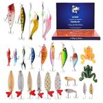 Fishing Advent Calendar - Fishing Tackle Advent Calendar 2023 | Countdown Calendar Fishing Toys | Fish Bait Calendar For 24 Days Surprise | For Dads And Fishing Lovers