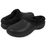 Lakeland Active Women's Lorton Fleece Lined Garden Clogs - Black - 7 UK