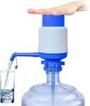 Manual Water Pump for 5 Gallon Bottle – Secure Fit on Crown Top Jugs - Adjustable Tube Length, Protective Spout Cap, BPA-Free Food-Grade Material – 5 Gallon Water Pump