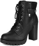 Dream Pairs Women's SCANDL Black Hi