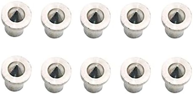 10 Pcs Dowel Pin Center Stainless Steel 4/5/6/8/10/12 mm Drill Dowel Pin Centre Points Dowel Locator Positioner Alignment for Woodworking(5mm)