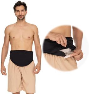 Ostomy Belt, Stealth Belt Ostomy Bag Covers Acts as Colostomy Bag Covers for Women & Men, Ileostomy Belt this Ostomy Bag Cover Support belt Ostomy Supplies is Compatible Ileostomy, Colostomy Bags(M)