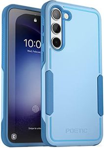 Poetic Neon Series Case Designed for Samsung Galaxy S23 5G 6.2 inch, Dual Layer Heavy Duty Tough Rugged Lightweight Slim Shockproof Protective Case 2023 New Cover for Galaxy S23 5G, Sky Blue
