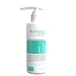 KERATINE PROFESSIONAL Shampoo| Infused With Keratin, Almond Oil, Jojoba Oil And Shea Butter For Curly Wavy And Straight Hair - Shampoo For Dry Damaged Or Color Treated Hai Made In India, 1 Count