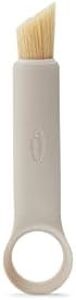 Chef'n ShroomBroom Mushroom Cleaning Brush and Corer, 5.38 inches, Taupe