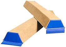 Tumbl Trak 4ft Sectional Gymnastics Training Floor Balance Beam (2 Pack), colors may vary