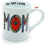 Our Name is Mud “Loved Mom” Cuppa Doodle Porcelain Mug, 16 oz.