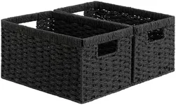 StorageWorks Pantry Baskets, Wicker