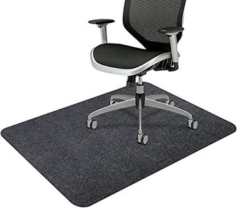 Office Chair Mat for Hardwood Protector， Mat Low Pile for Hardwood Floors, Tile Non-Slip Office Chair Mat, Computer Chair Mat, Large Floor Protector, Easy Clean 90*120cm Office Gaming Floor Mat (DG)