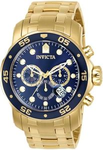 Invicta Men's 0073 Year-Round Analog Quartz Chronograph Gold Watch